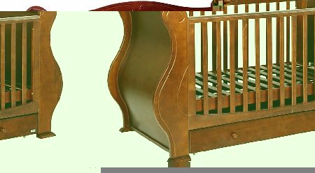 Tutti Bambini Louis Cot Bed Walnut