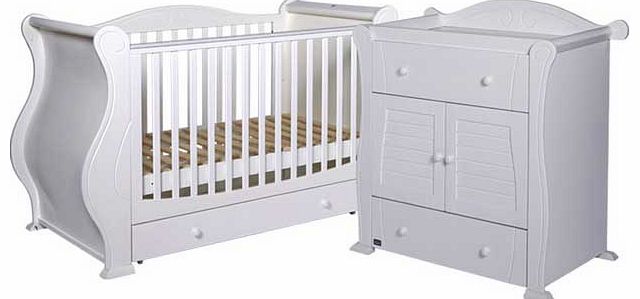 Tutti Bambini Marie 2 Piece Room Set - White