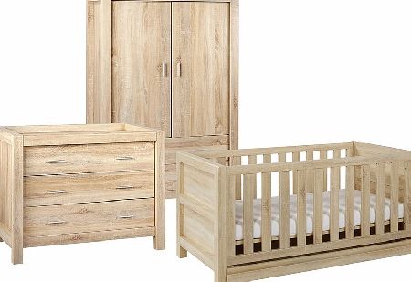 Tutti Bambini Milan Oak 3 Piece Roomset