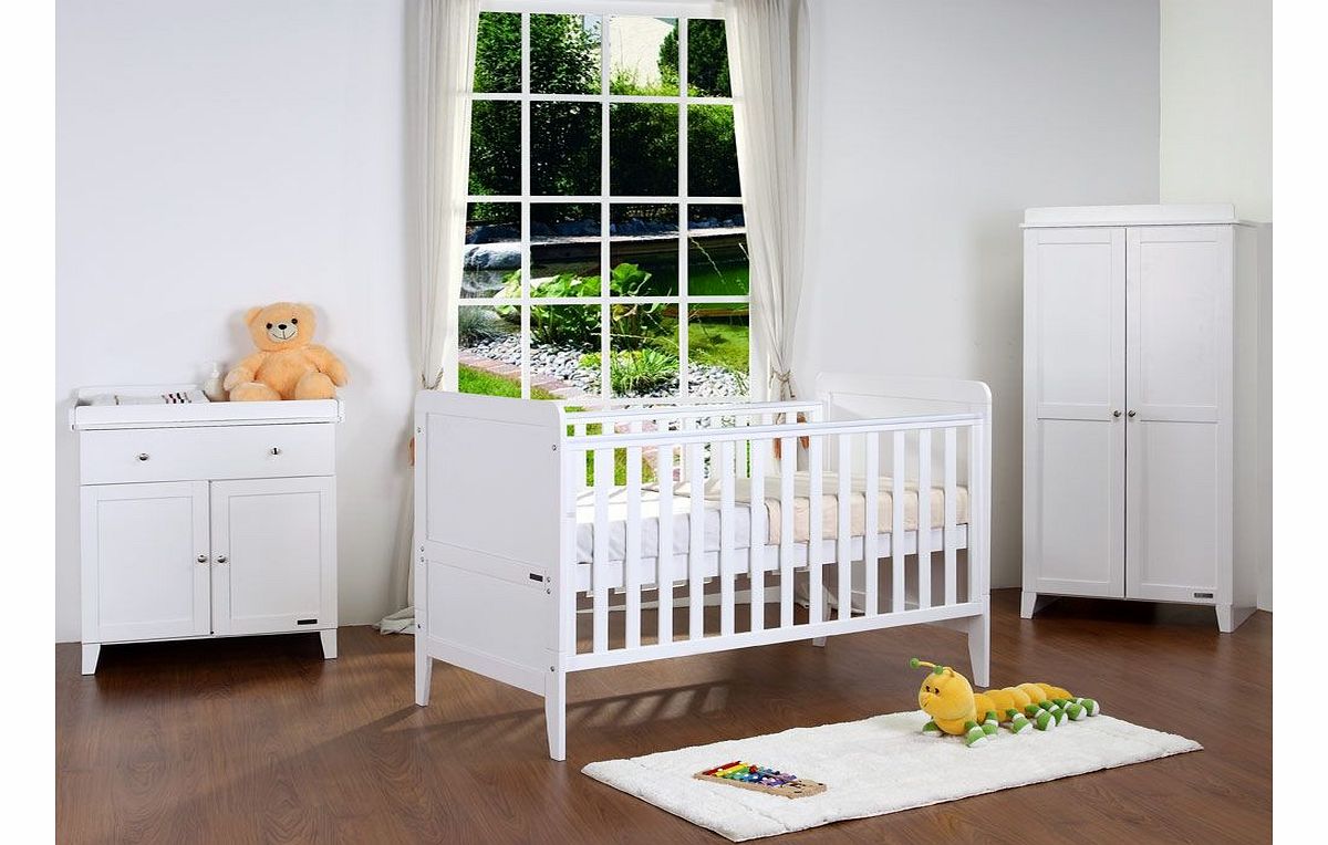 Tutti Bambini Rio White 3 Piece Roomset