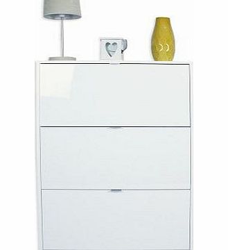 Tvilum GRADE A2 - Billi Shoe Cabinet In White High