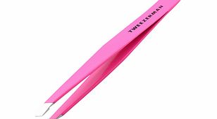 Tweezerman Brows Slant Tweezer Neon Pink