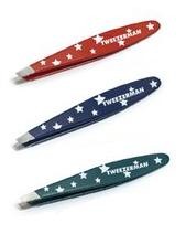 Tweezerman Mini Oval Slant Tweezer Stars