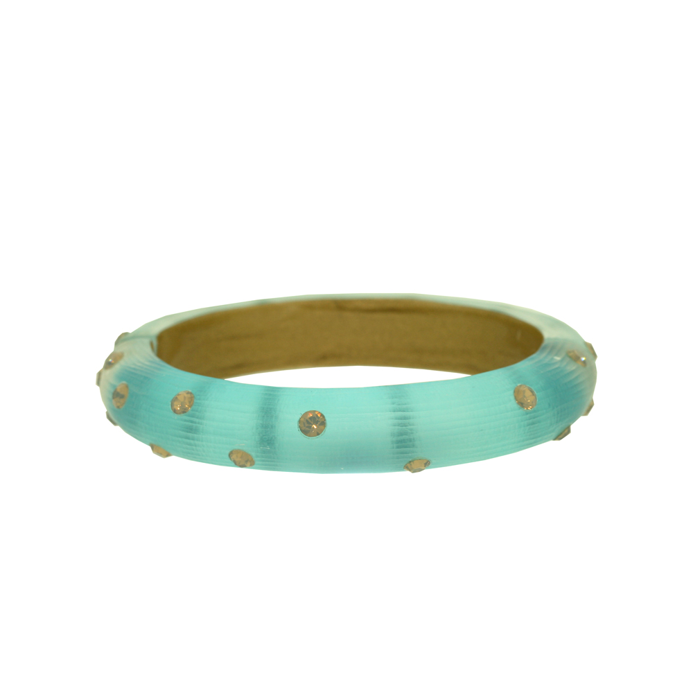 Twilight Hinge Bangle - Turquoise