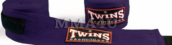 Twins special  Muay Thai Kick Boxing Hand Wraps Purple