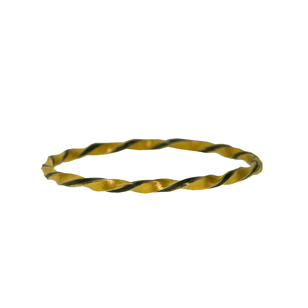 Twist Bangles - Gold