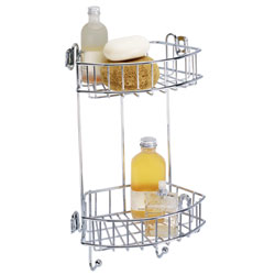 N Lock Two Tier Corner Shelf