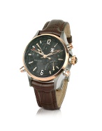 TX Technoluxury World Time 500 Series - Mens Brown Dual