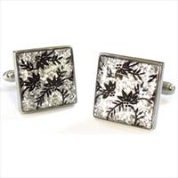 Tyler and Tyler Glitter Franklin Cufflinks by