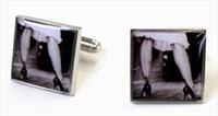 Tyler and Tyler Legs Victorian Tease Cufflinks by