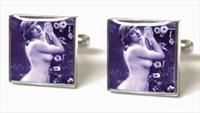 Tyler and Tyler Misty Victorian Tease Cufflinks by