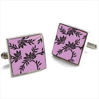 Tyler and Tyler Purple / Black Franklin Cufflinks