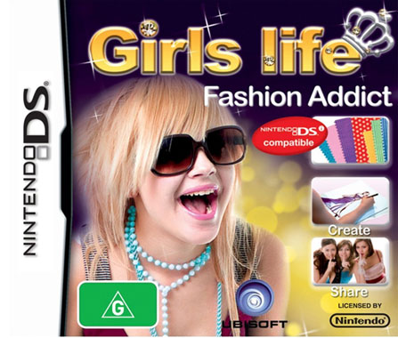 UBI SOFT Girls Life Fashion Addict NDS