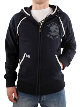 Navy Track Top Hoodie