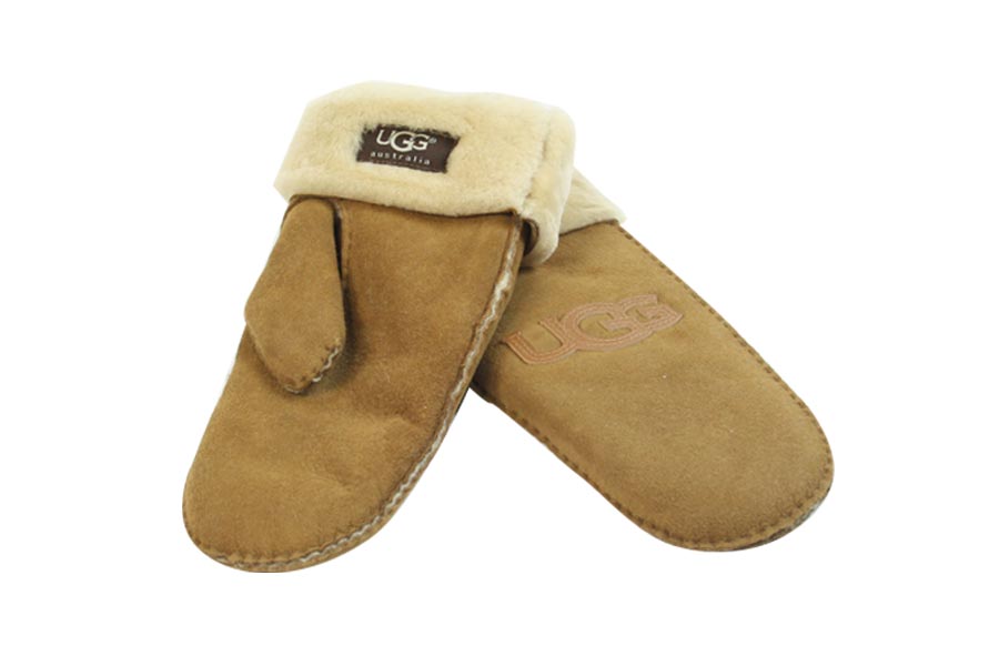 UGG Australia - Logo Mitten - Chestnut