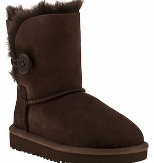 Ugg Australia kids ugg australia dark brown bailey button