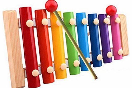 Ukamshop TM)Baby Kid Musical Toys Xylophone Wisdom Development Wooden Instrument