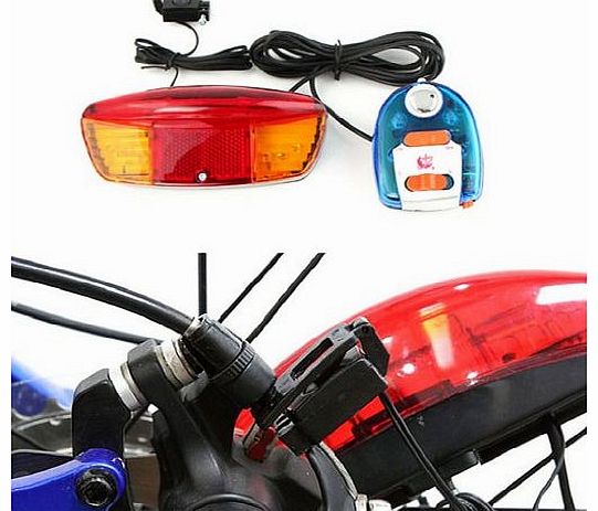 Useful Bike Bicycle turning Indicator Lamp Brake Signal LED Light Horn Bell