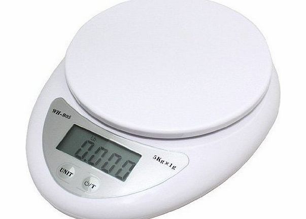 UKEOL 5KG Digital Weighing Postal LCD Electronic Kitchen Household Scale Food Cooking