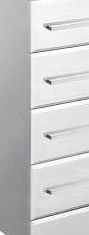 Ultra White 300 x 300 Bathroom Furniture Storage Chest