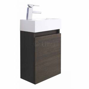 ULTRA Zone Compact Oak Wall Hung Vanity Unit