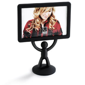 Umbra Hercules Black Horizontal 4 x 6 Photo Frame