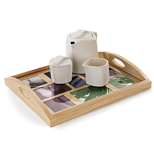 umbra Host Natural Wood Photo Serving Tray