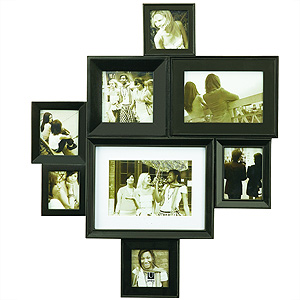 Huddle Medium Espresso Multi Photo Frame