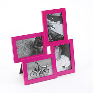 umbra Lira Fuschia Four Multi Photo Frame