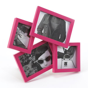 umbra Mosh Fuschia Multi Desk Photo Frame