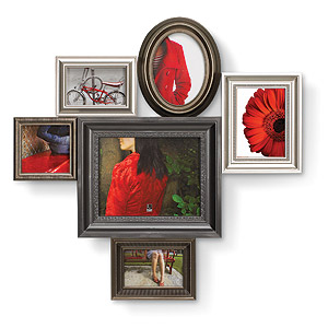 umbra Muchomix Multi Style Six Photo Frames