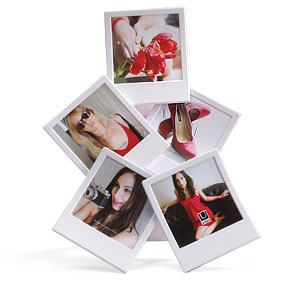 Umbra White Snap Desk Multi Photo Frame