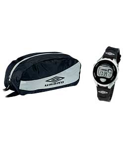 Umbro Junior LCD Watch and Boot Bag Set