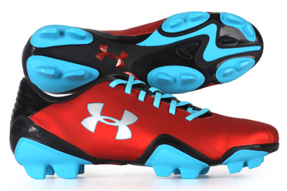 Under Armour Blur Flash III FG Football Boots Red/Blue/Black