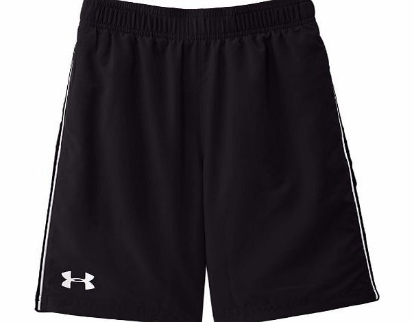 Under Armour Edge Boys Shorts Black Black/White/White Size:L