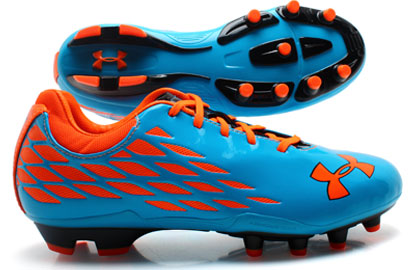 Under Armour Force II FG Football Boots Capri/Black/Blaze