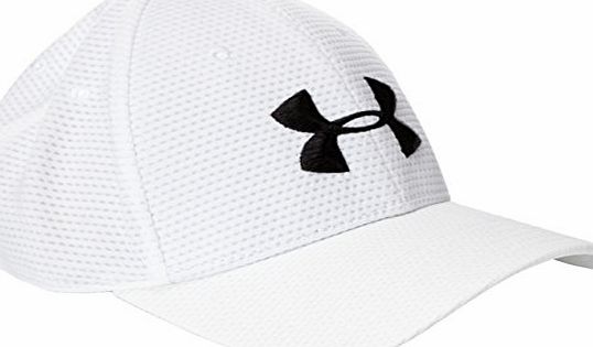 Under Armour Mens Blitzing Cap - Blanc/Noir, Large/X-Large