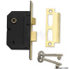 63mm Polished Chrome 2 Lever Sashlock With