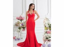 Unique Elegant Halter Sweetheart Satin Chapel