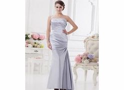 Unique Elegant One Shoulder Stretch satin