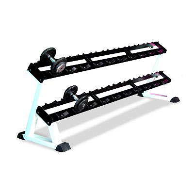 Unique Strength U092A 2 Tier Dumbbell Rack With Saddles