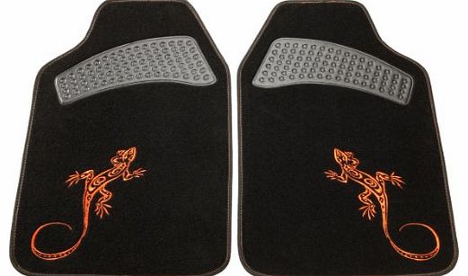 74899 Reptilia Car Mat Set - Orange (2 Piece)