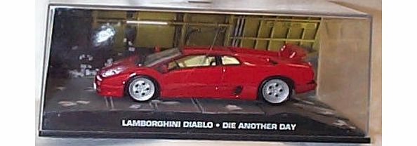 universal hobby james bond 007 die another day lamborghini diablo film scene car 1.43 scale diecast model