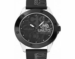 UNLTD by Marc Ecko Mens The Tran Black Watch