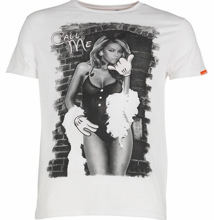 Mens Call Me T-Shirt White