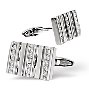 0.42CT Diamond Cufflinks 9K White Gold