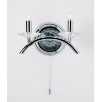 0406 2CH - Polished Chrome Wall Light