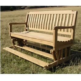 Unbranded 1.5m Glider Teak Bench KT200