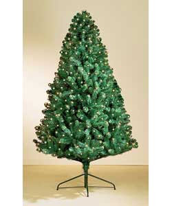 Unbranded 1.8m / 6ft Norwegian Spruce Pre Lit Tree