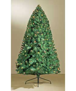 1.8m/6ft Victoria Deluxe Muti-colour Pre Lit Tree